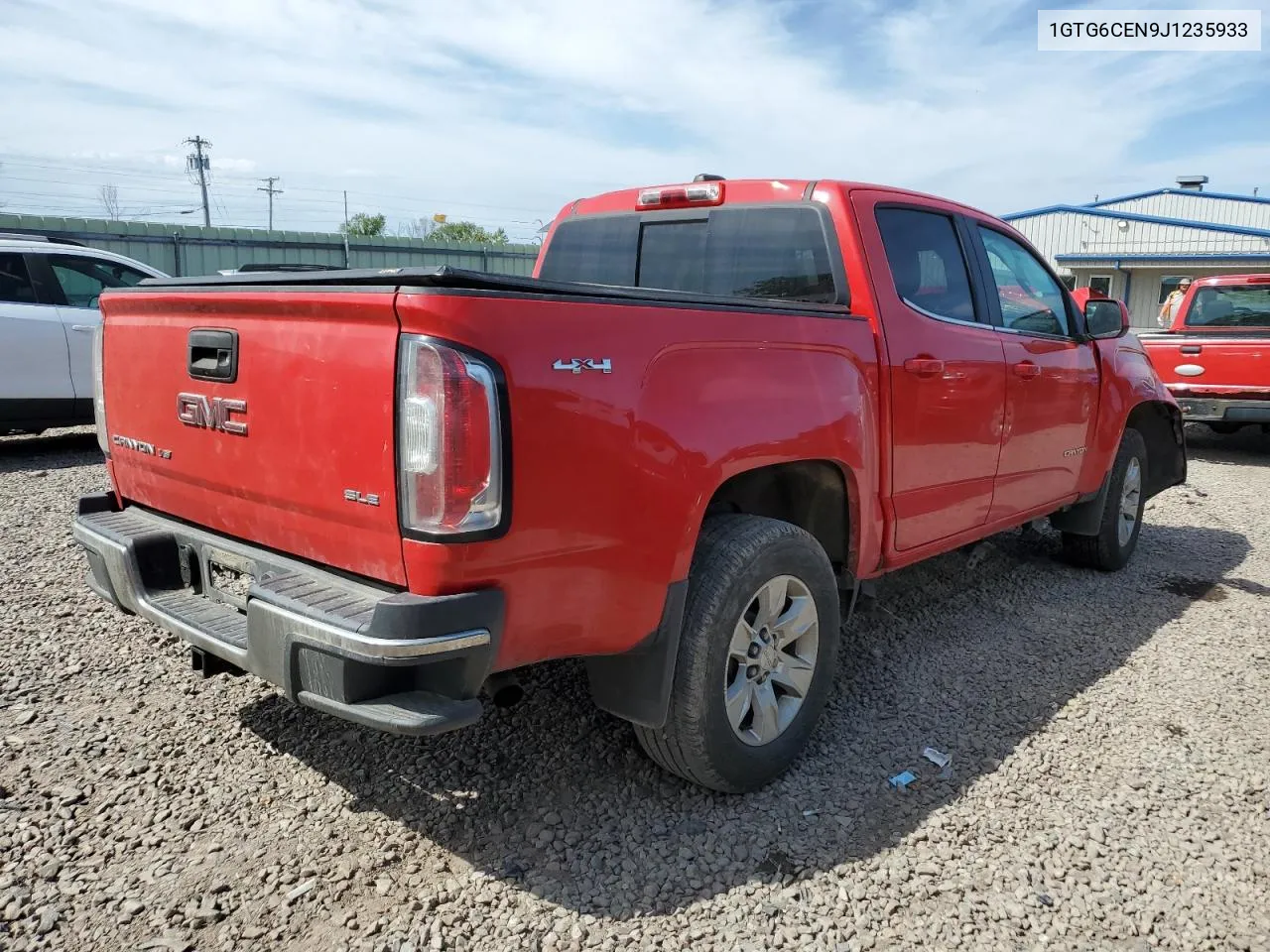 2018 GMC Canyon Sle VIN: 1GTG6CEN9J1235933 Lot: 70498804