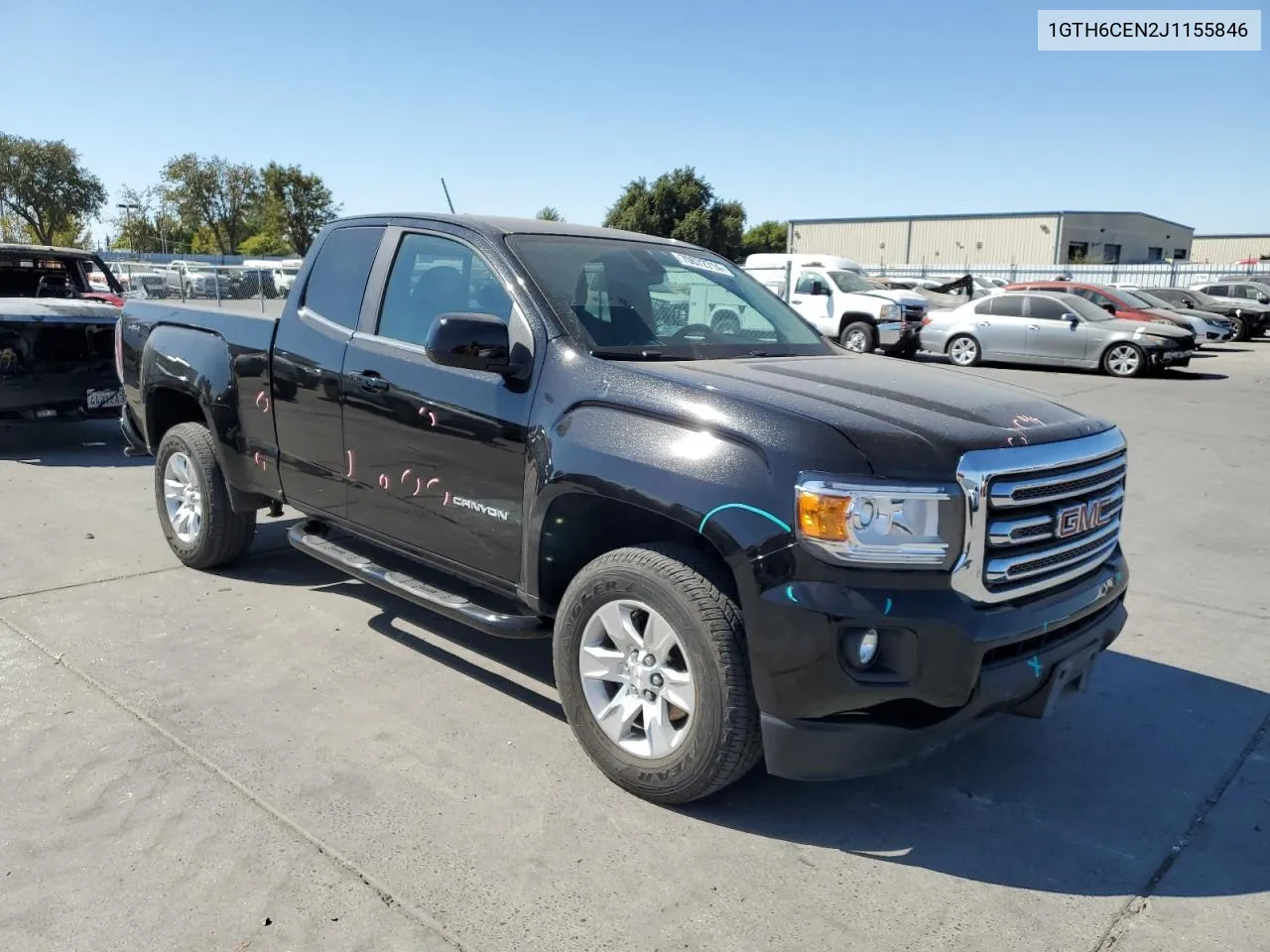 2018 GMC Canyon Sle VIN: 1GTH6CEN2J1155846 Lot: 70672714