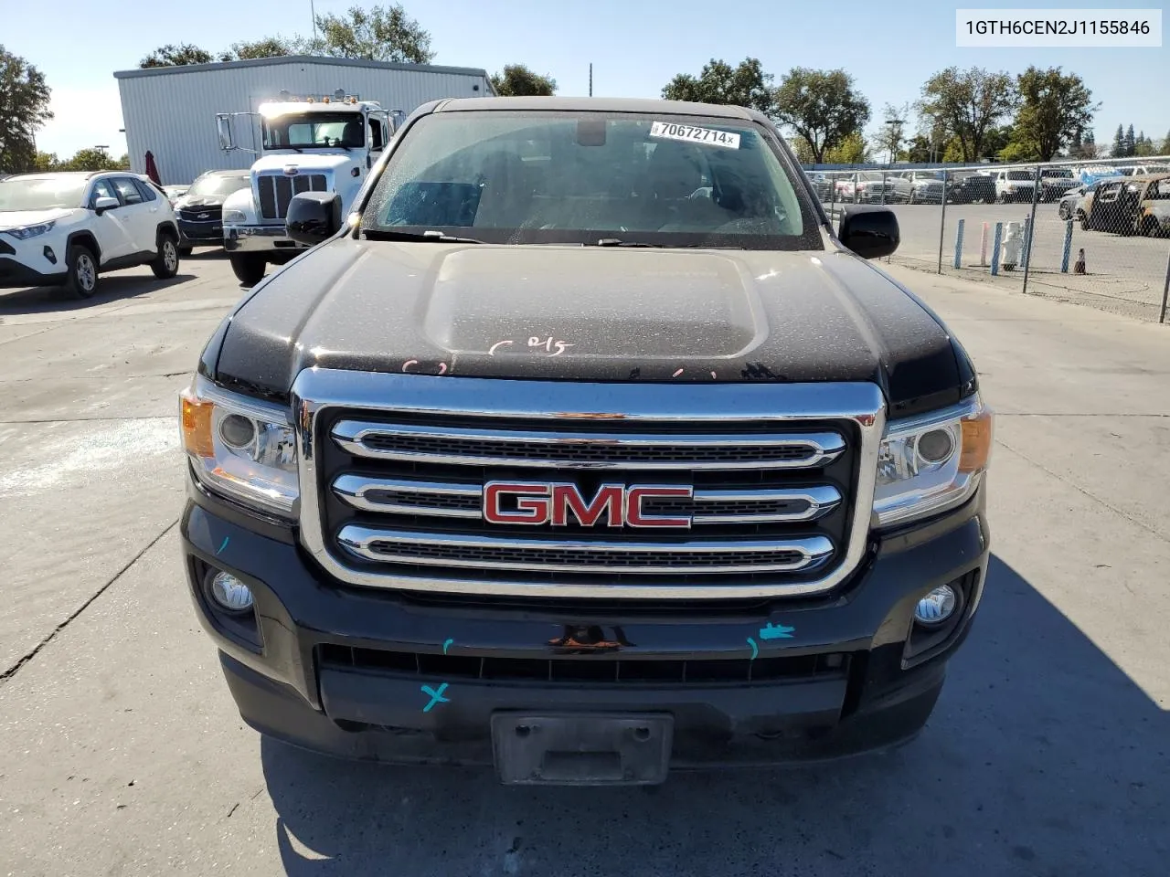 1GTH6CEN2J1155846 2018 GMC Canyon Sle