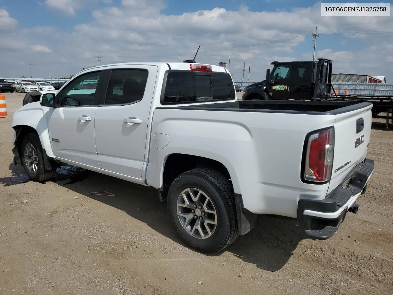 2018 GMC Canyon Sle VIN: 1GTG6CEN7J1325758 Lot: 72206964