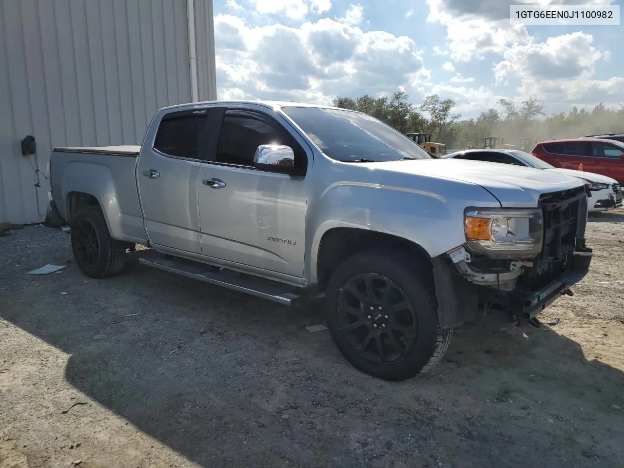 2018 GMC Canyon Denali VIN: 1GTG6EEN0J1100982 Lot: 73026534