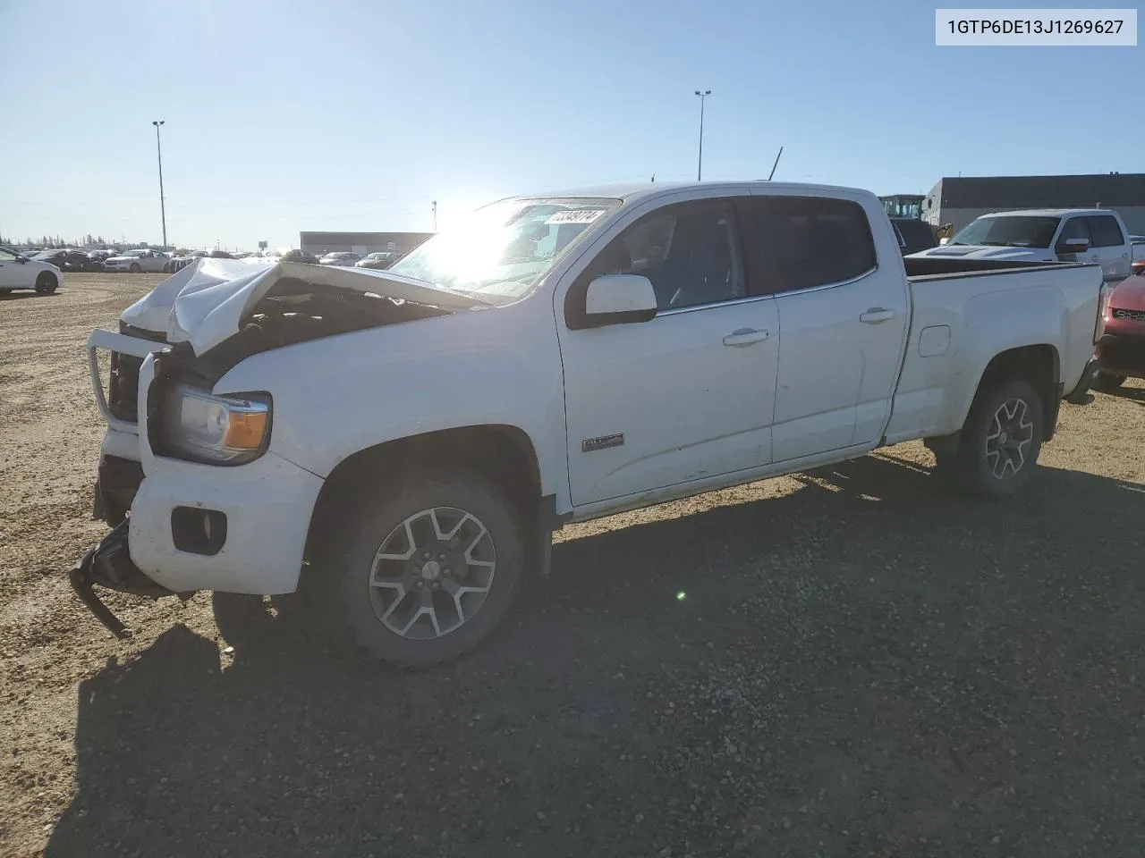 2018 GMC Canyon Slt VIN: 1GTP6DE13J1269627 Lot: 73349774