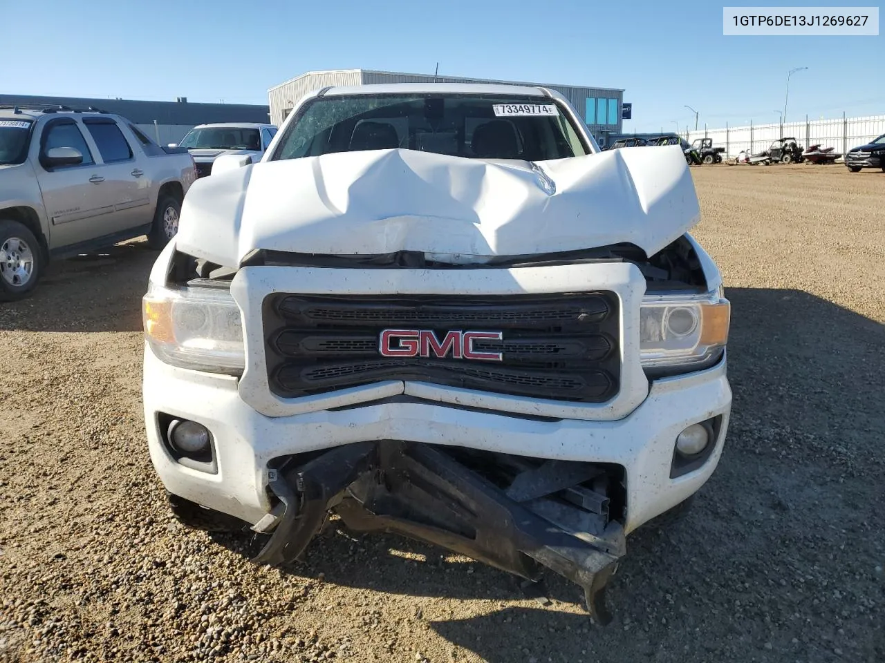 2018 GMC Canyon Slt VIN: 1GTP6DE13J1269627 Lot: 73349774