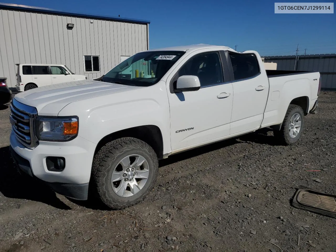 2018 GMC Canyon Sle VIN: 1GTG6CEN7J1299114 Lot: 74354944