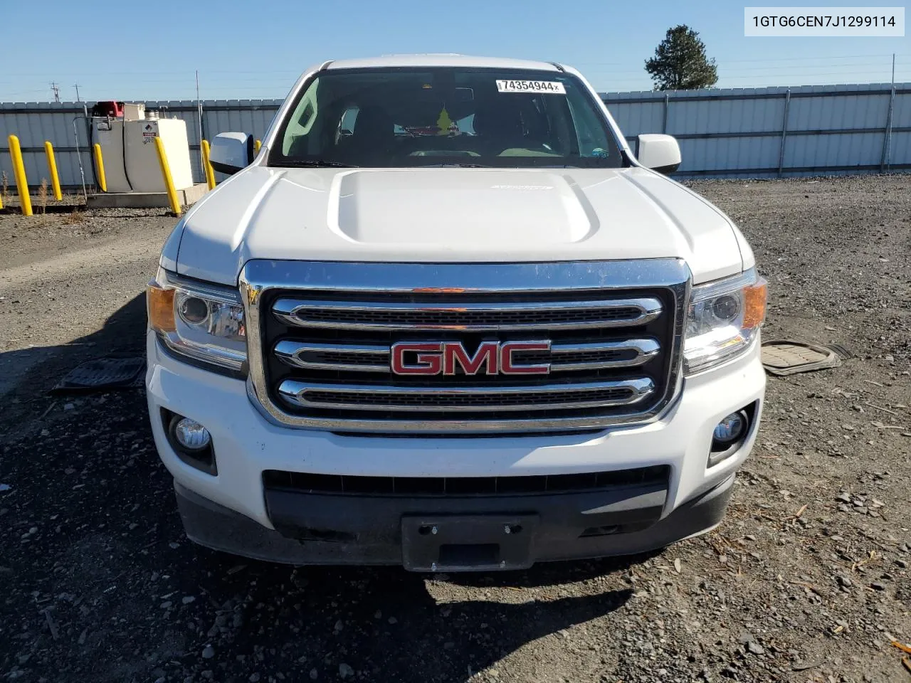 2018 GMC Canyon Sle VIN: 1GTG6CEN7J1299114 Lot: 74354944