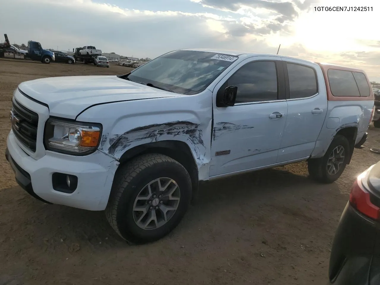 1GTG6CEN7J1242511 2018 GMC Canyon Sle