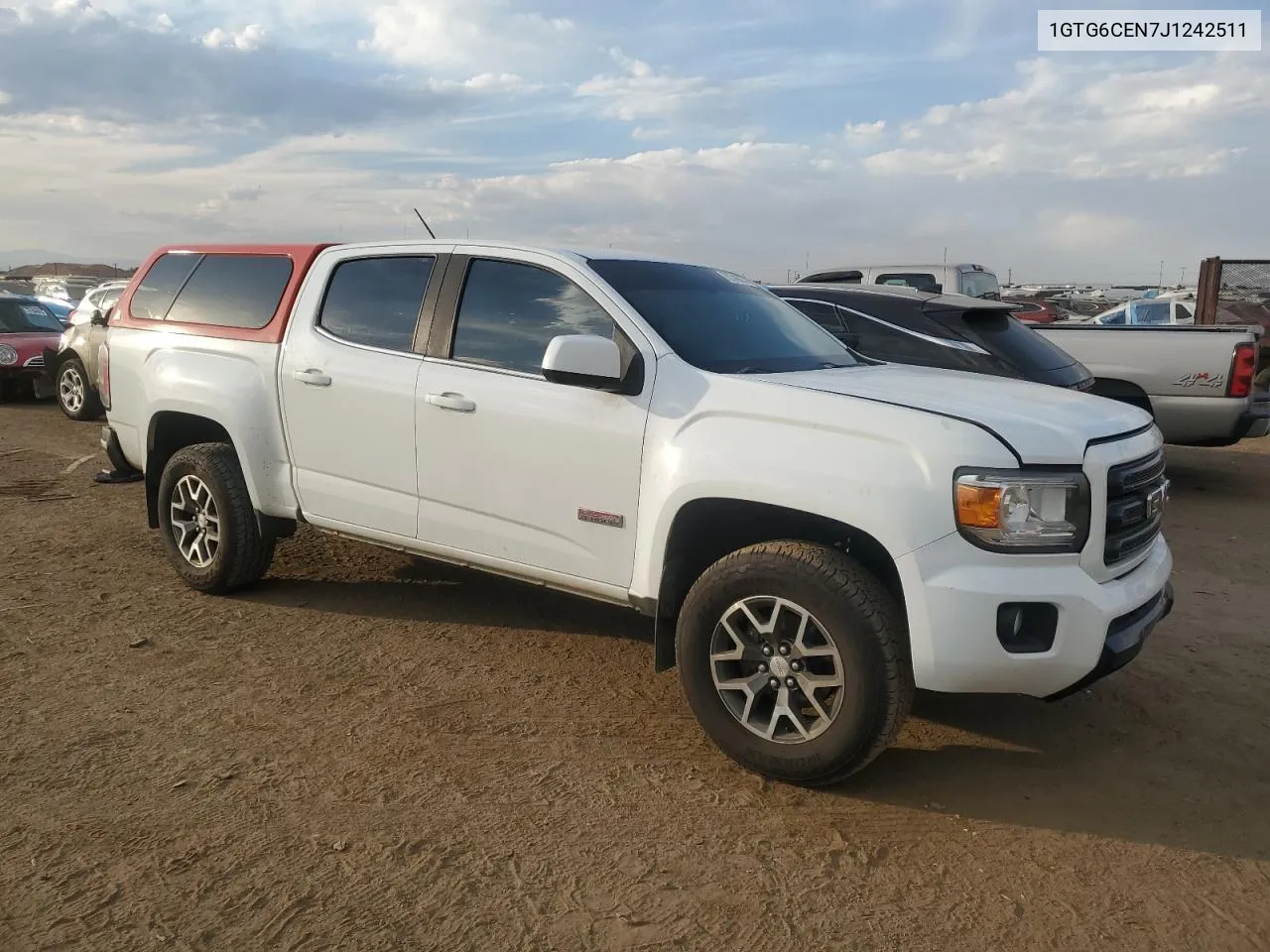 1GTG6CEN7J1242511 2018 GMC Canyon Sle