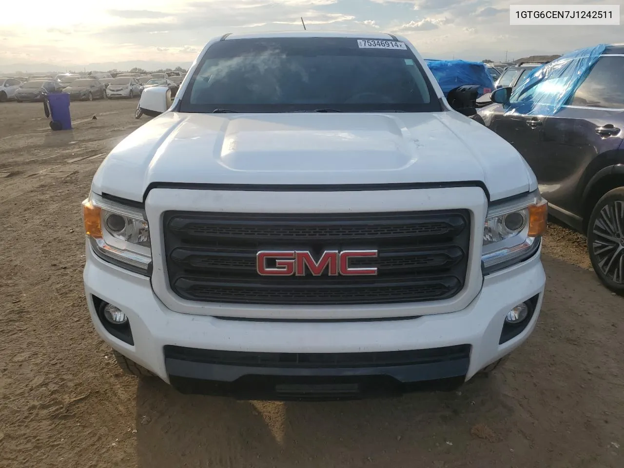 2018 GMC Canyon Sle VIN: 1GTG6CEN7J1242511 Lot: 75346914