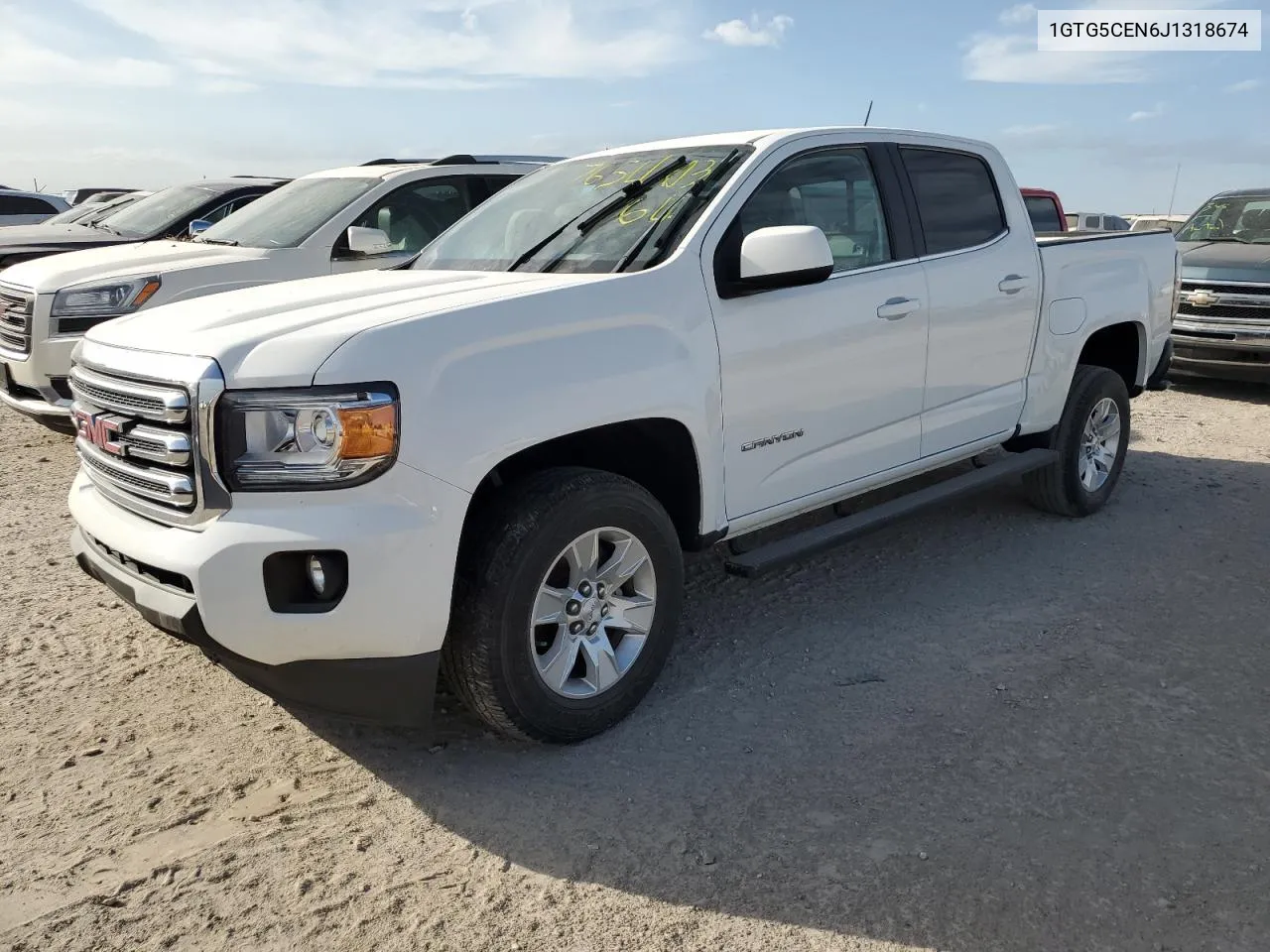 2018 GMC Canyon Sle VIN: 1GTG5CEN6J1318674 Lot: 76540364