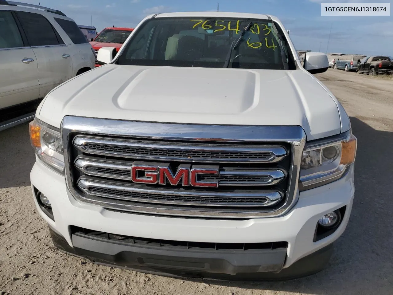 2018 GMC Canyon Sle VIN: 1GTG5CEN6J1318674 Lot: 76540364