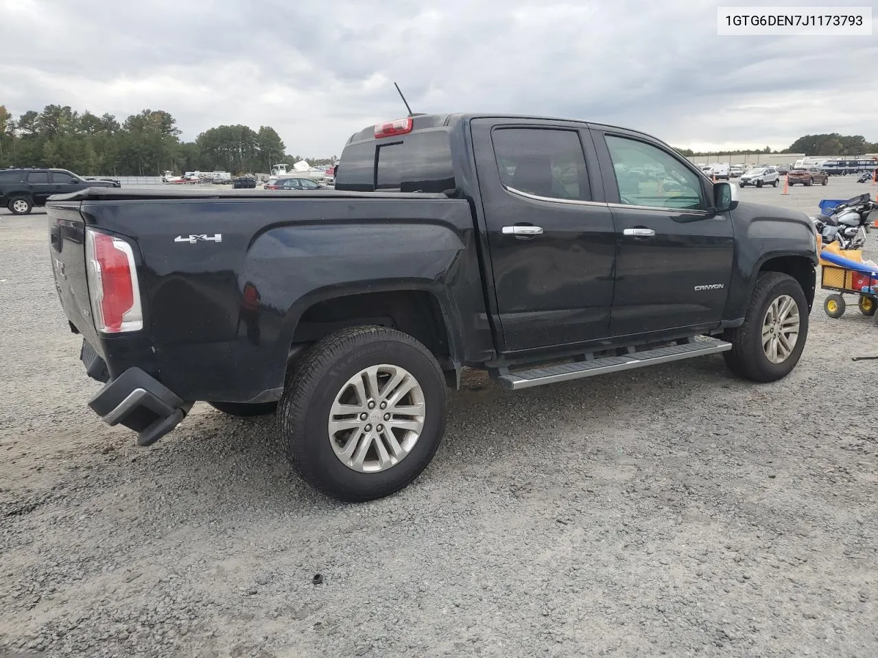 2018 GMC Canyon Slt VIN: 1GTG6DEN7J1173793 Lot: 77066714