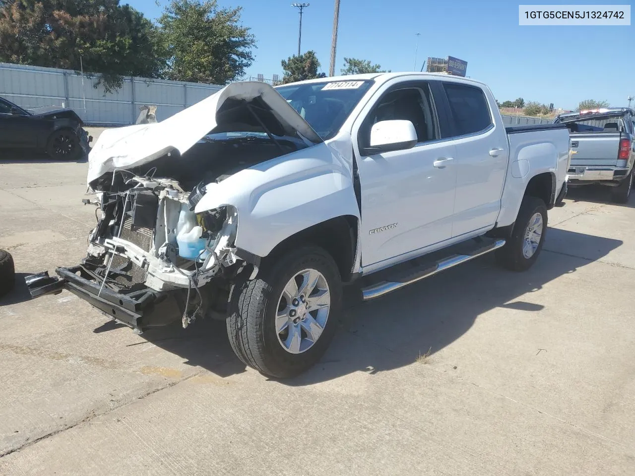 2018 GMC Canyon Sle VIN: 1GTG5CEN5J1324742 Lot: 77147114