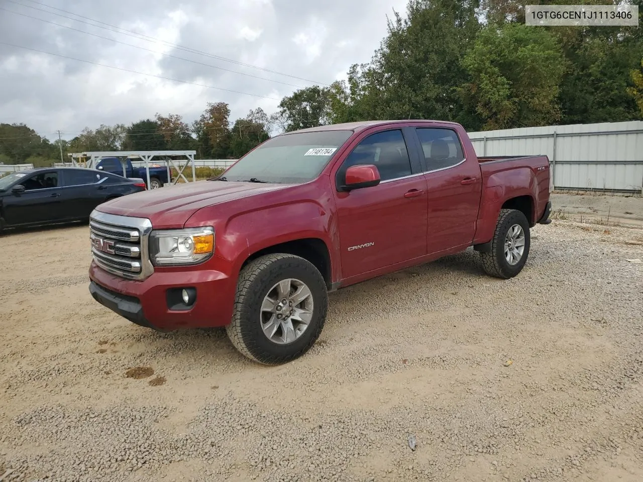 2018 GMC Canyon Sle VIN: 1GTG6CEN1J1113406 Lot: 77481784