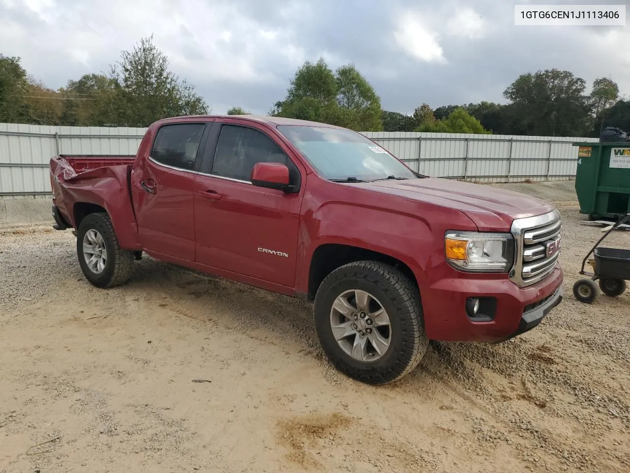 2018 GMC Canyon Sle VIN: 1GTG6CEN1J1113406 Lot: 77481784