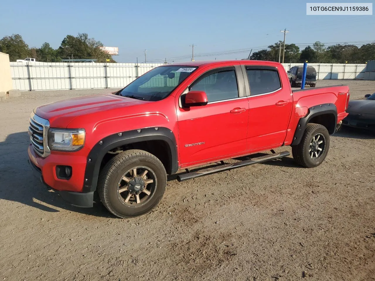 2018 GMC Canyon Sle VIN: 1GTG6CEN9J1159386 Lot: 77596304