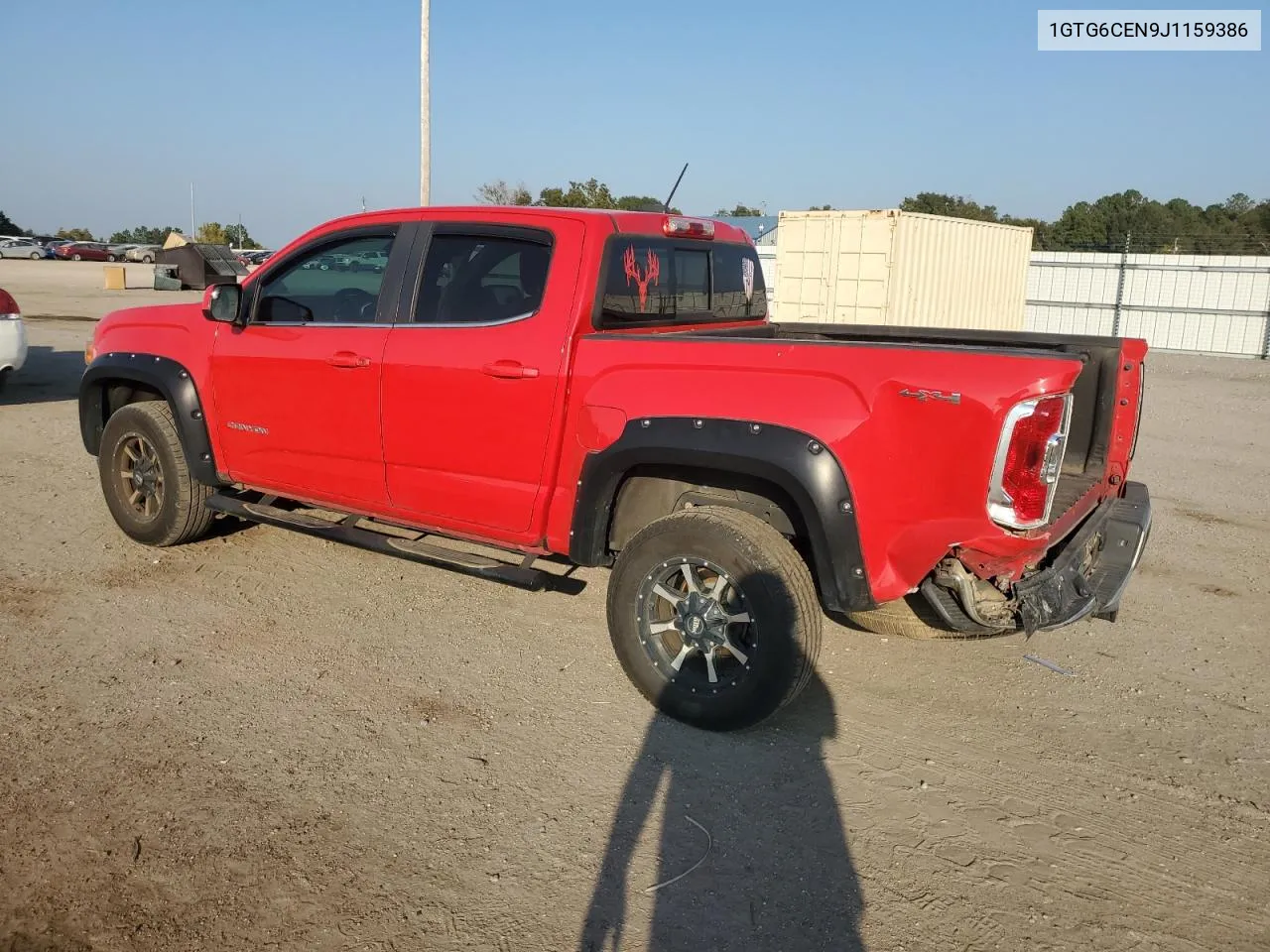 2018 GMC Canyon Sle VIN: 1GTG6CEN9J1159386 Lot: 77596304