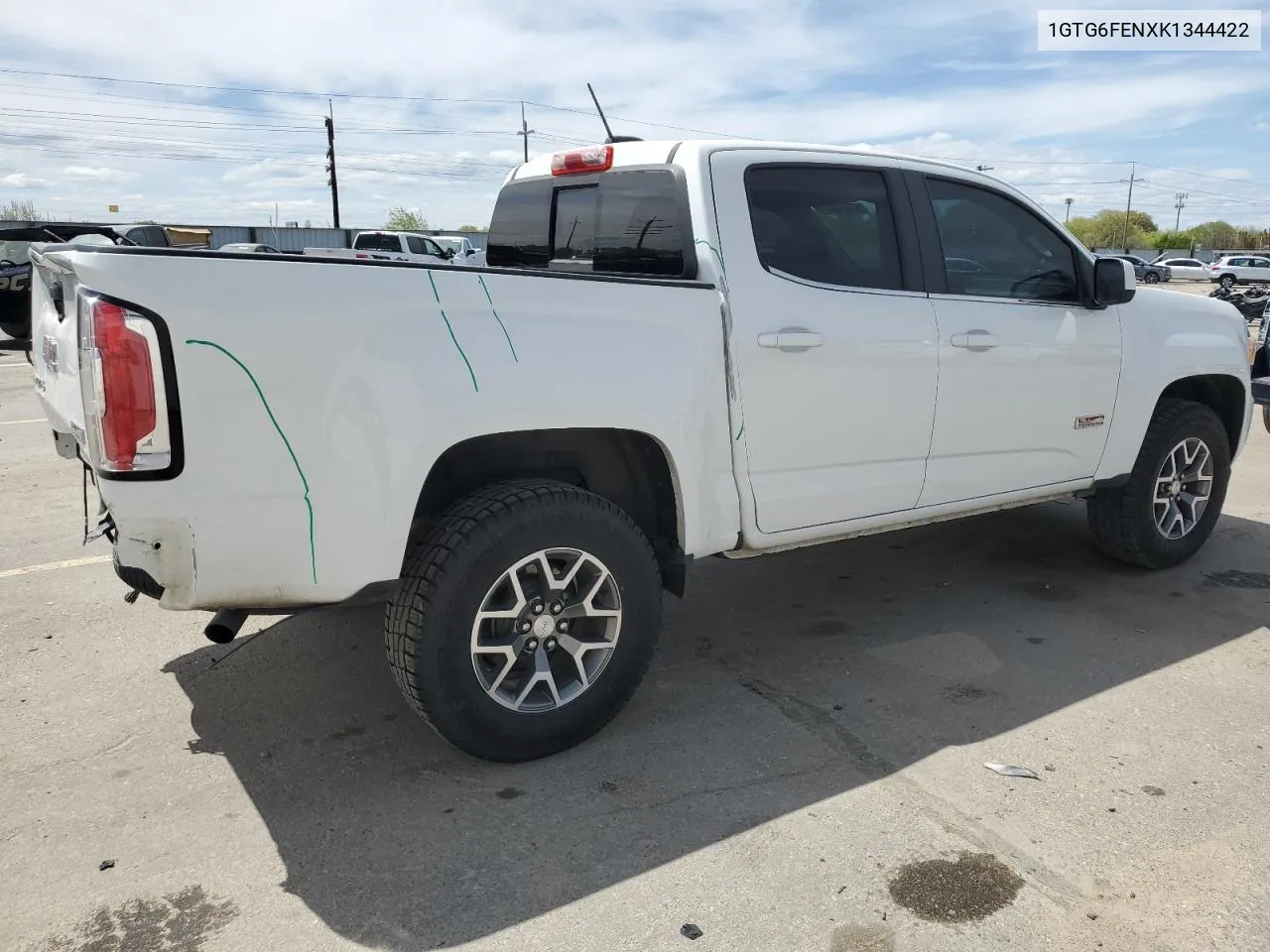 2019 GMC Canyon All Terrain VIN: 1GTG6FENXK1344422 Lot: 52474074