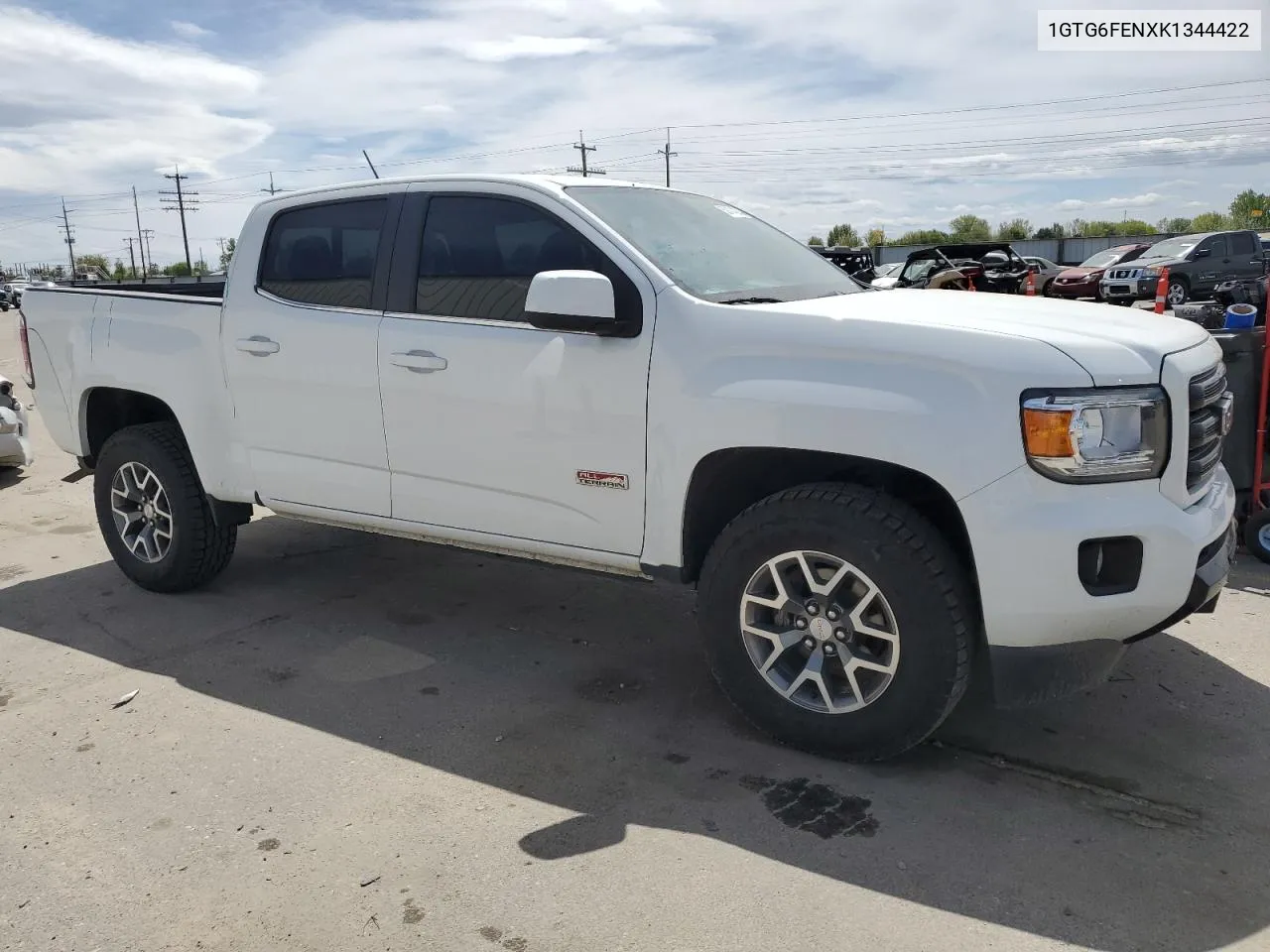 2019 GMC Canyon All Terrain VIN: 1GTG6FENXK1344422 Lot: 52474074