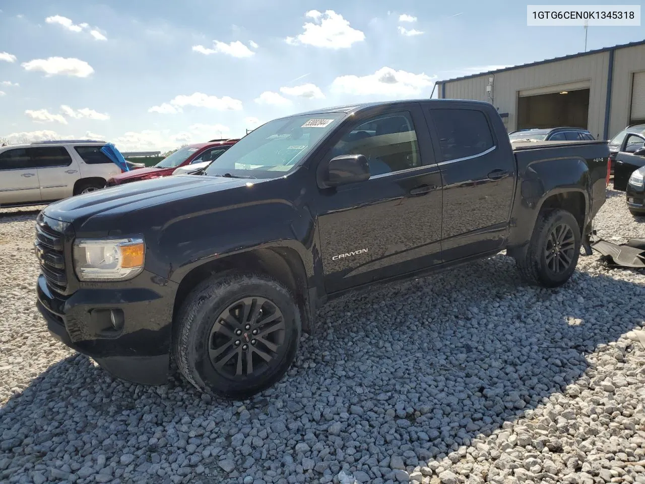 2019 GMC Canyon Sle VIN: 1GTG6CEN0K1345318 Lot: 53082844