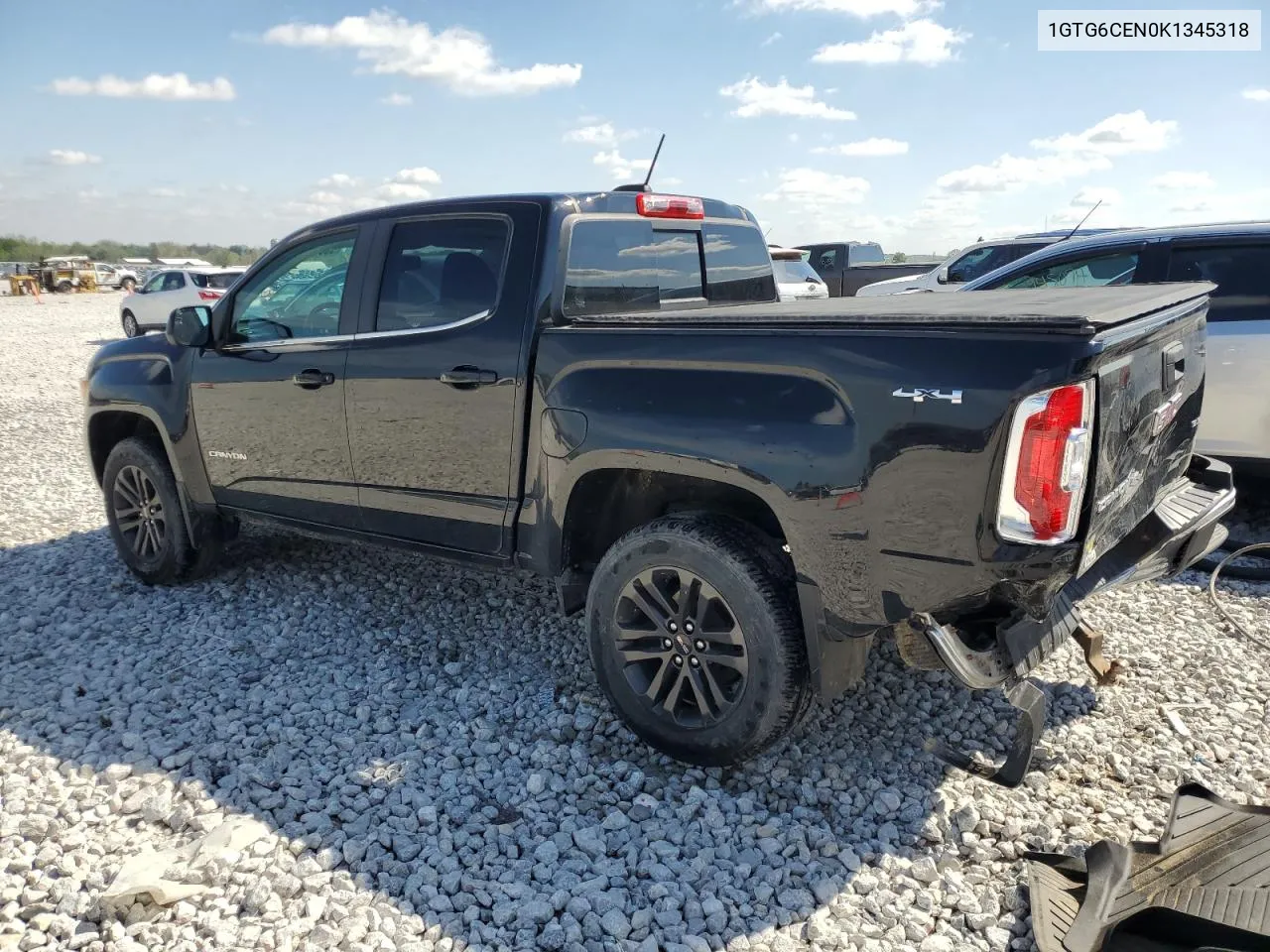 2019 GMC Canyon Sle VIN: 1GTG6CEN0K1345318 Lot: 53082844