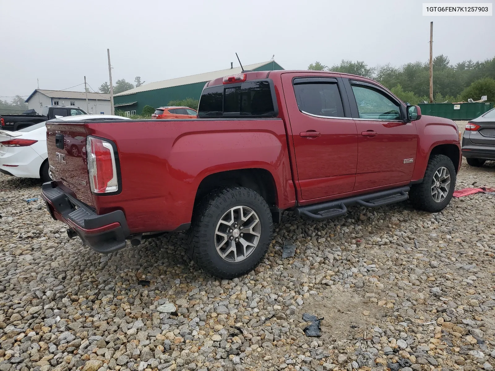 2019 GMC Canyon All Terrain VIN: 1GTG6FEN7K1257903 Lot: 63249294