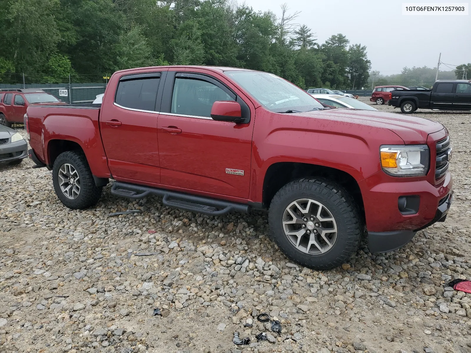 2019 GMC Canyon All Terrain VIN: 1GTG6FEN7K1257903 Lot: 63249294