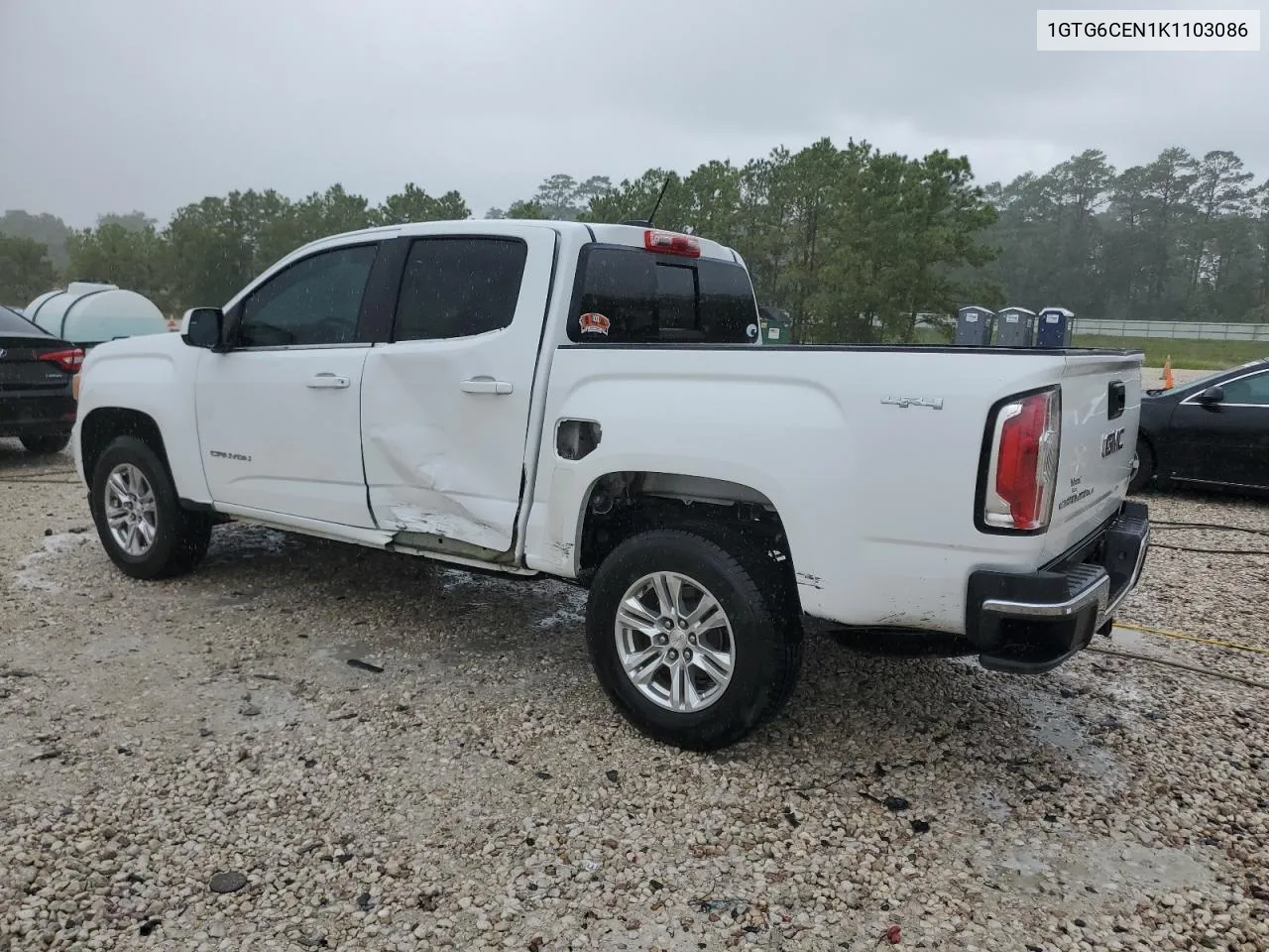 1GTG6CEN1K1103086 2019 GMC Canyon Sle