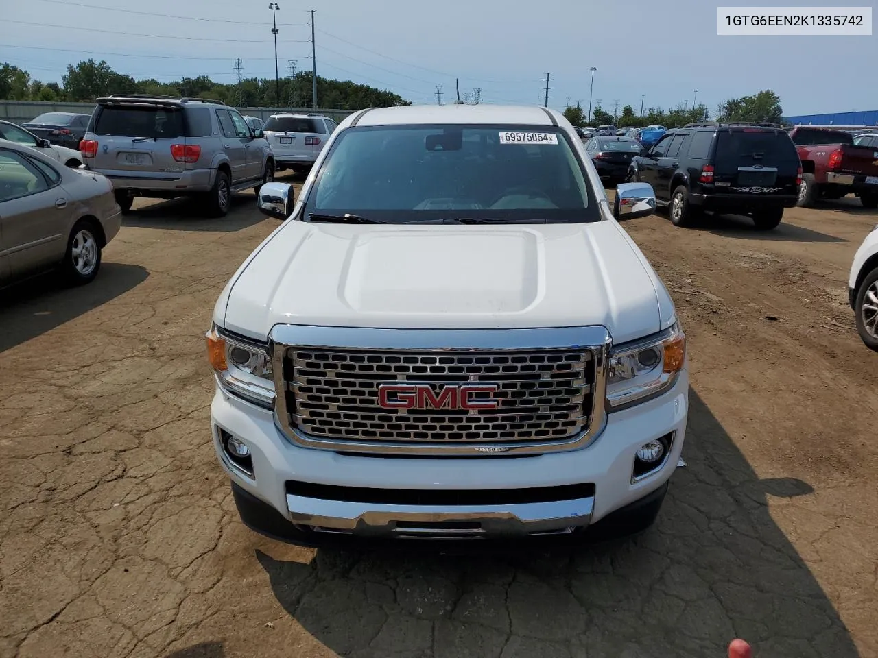 2019 GMC Canyon Denali VIN: 1GTG6EEN2K1335742 Lot: 69575054