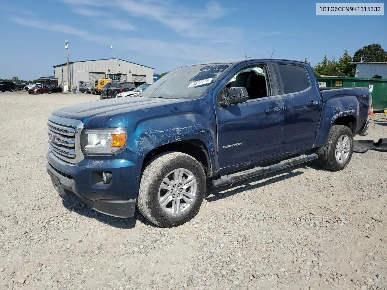 2019 GMC Canyon Sle VIN: 1GTG6CEN9K1315332 Lot: 75817774