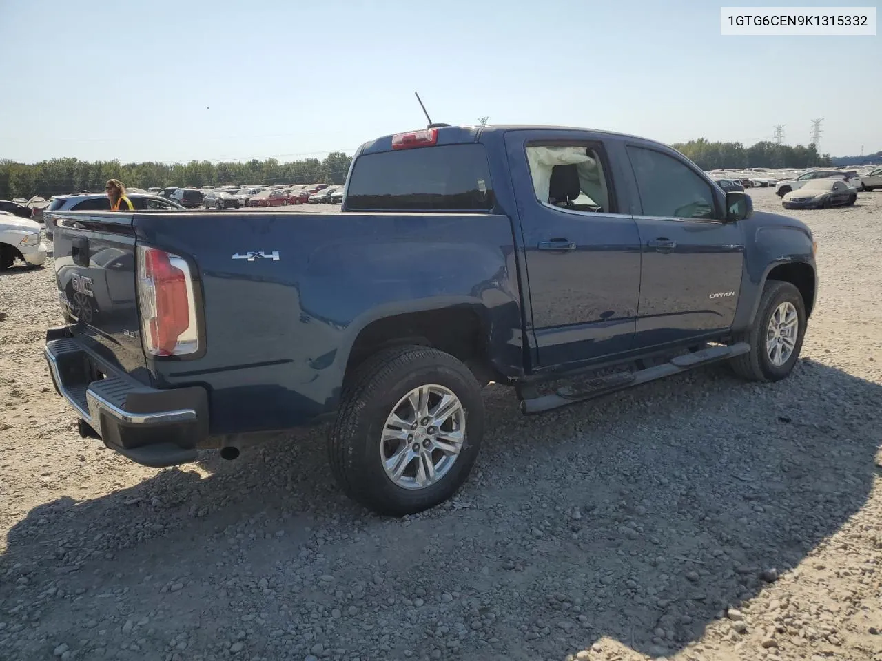 2019 GMC Canyon Sle VIN: 1GTG6CEN9K1315332 Lot: 75817774