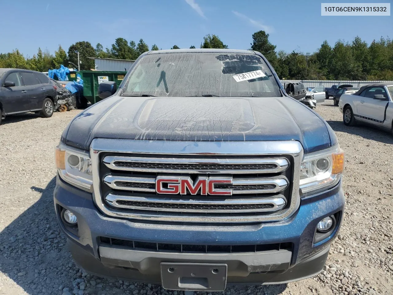 2019 GMC Canyon Sle VIN: 1GTG6CEN9K1315332 Lot: 75817774