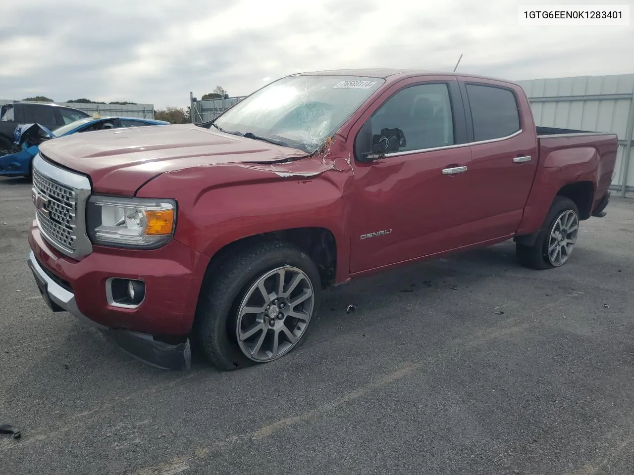 2019 GMC Canyon Denali VIN: 1GTG6EEN0K1283401 Lot: 76569174