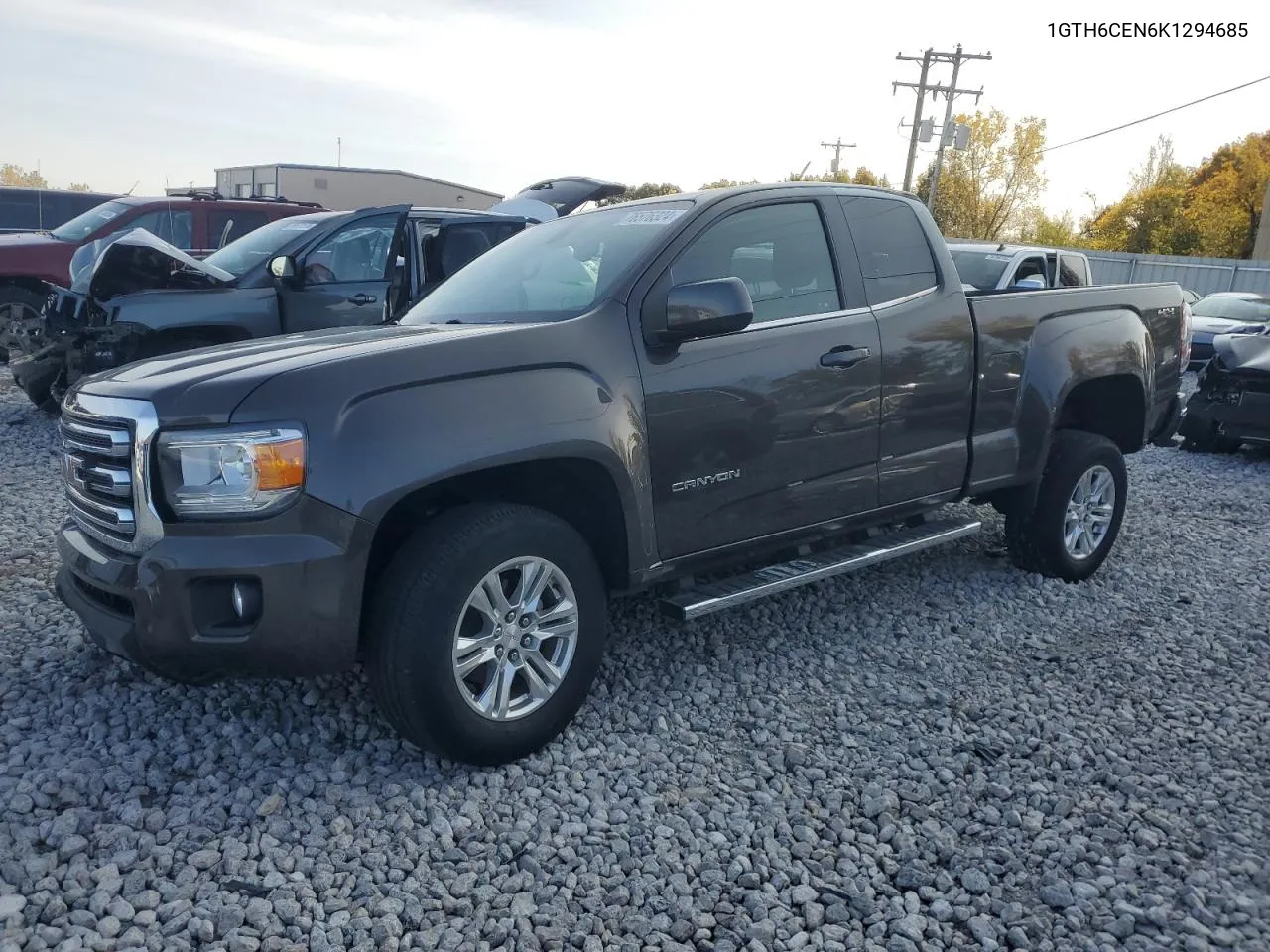 2019 GMC Canyon Sle VIN: 1GTH6CEN6K1294685 Lot: 76576324