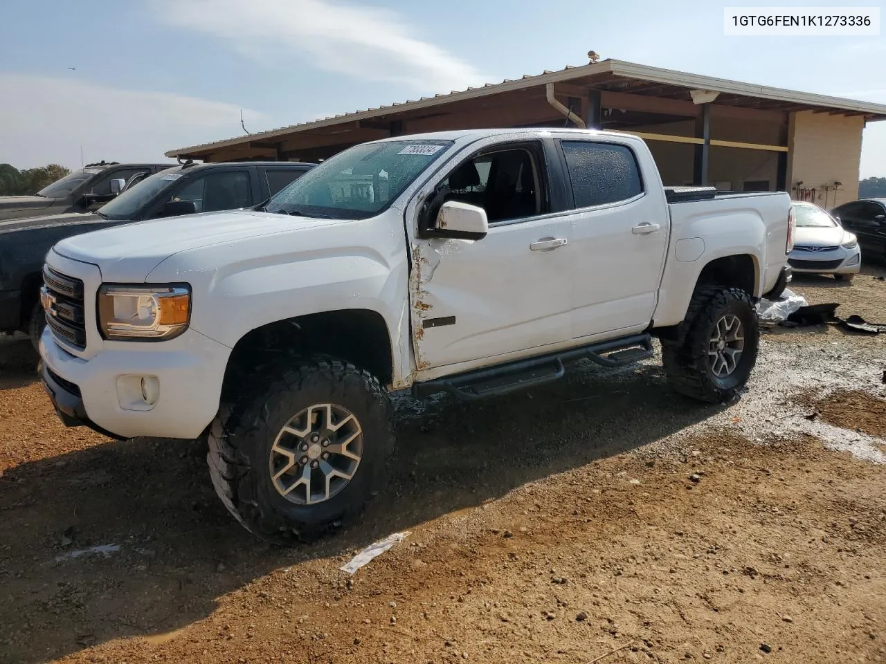 2019 GMC Canyon All Terrain VIN: 1GTG6FEN1K1273336 Lot: 77833034