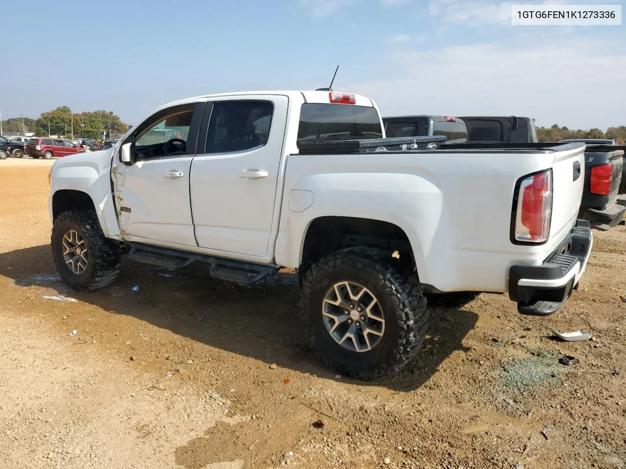 2019 GMC Canyon All Terrain VIN: 1GTG6FEN1K1273336 Lot: 77833034