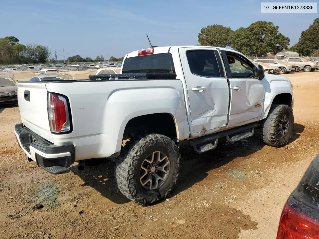 2019 GMC Canyon All Terrain VIN: 1GTG6FEN1K1273336 Lot: 77833034