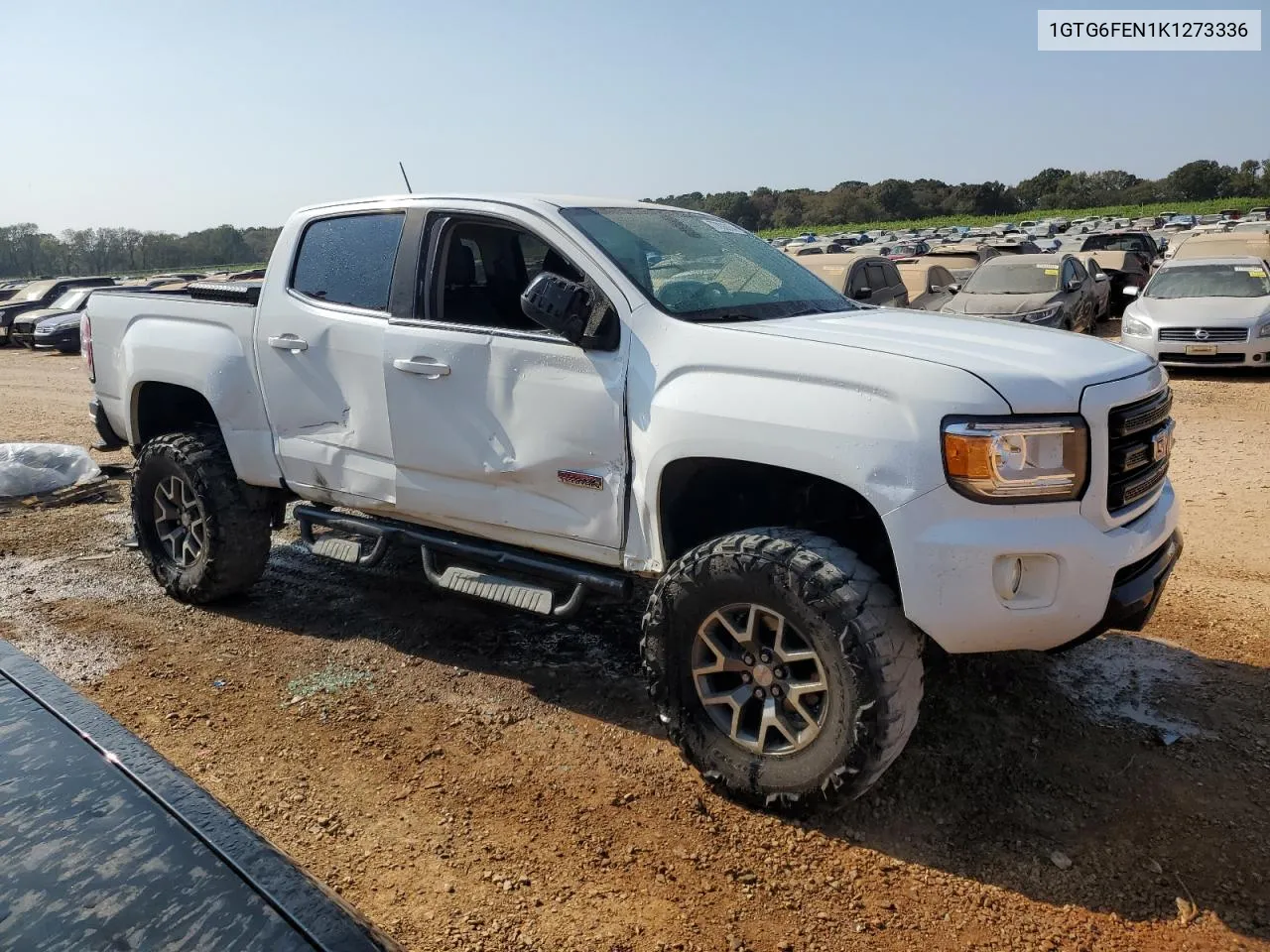 2019 GMC Canyon All Terrain VIN: 1GTG6FEN1K1273336 Lot: 77833034