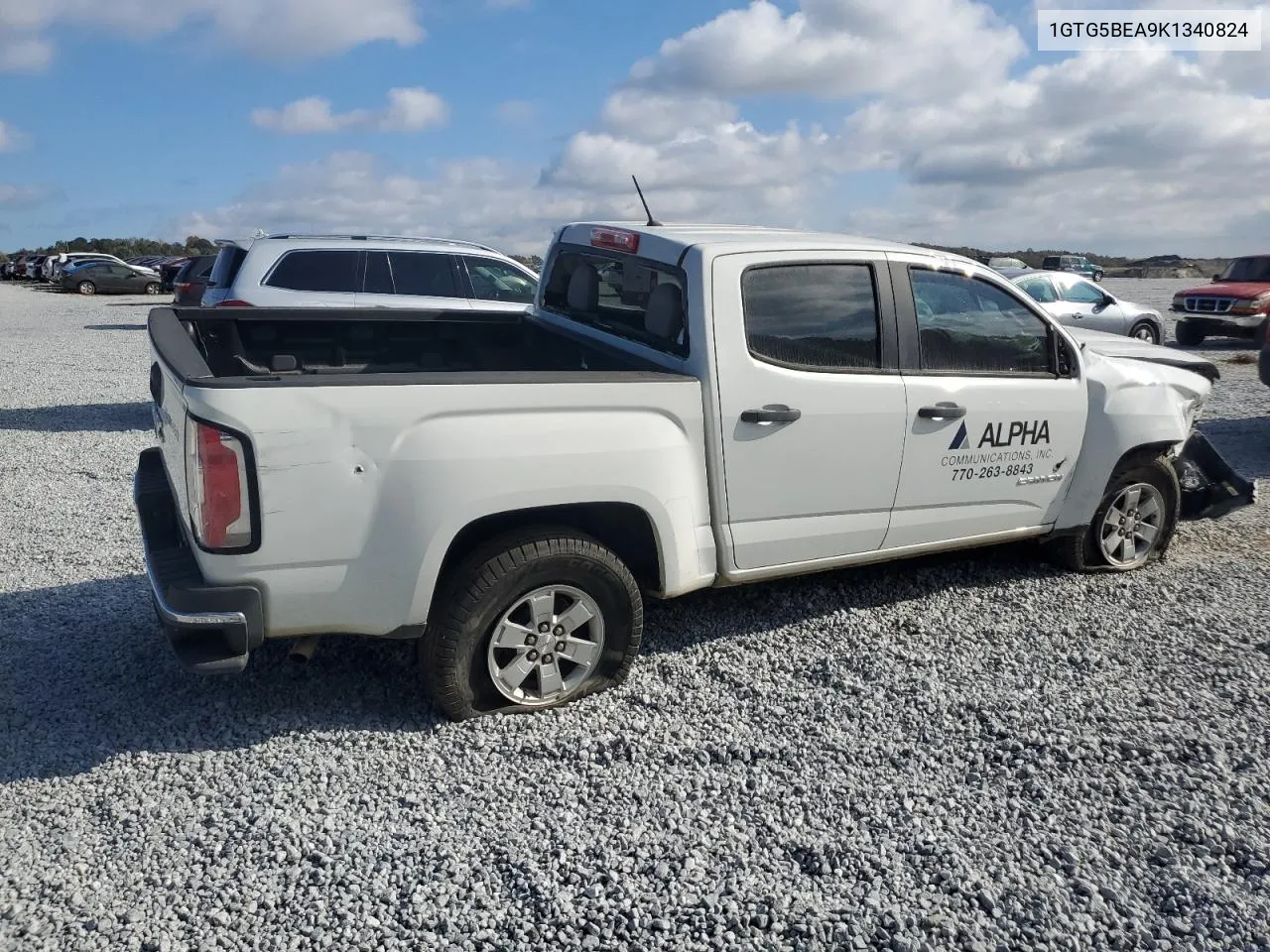 2019 GMC Canyon VIN: 1GTG5BEA9K1340824 Lot: 79953484