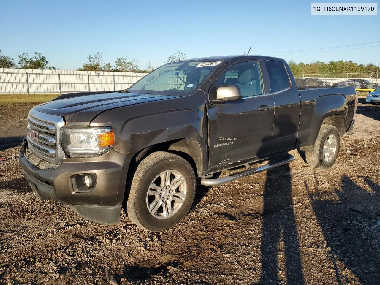 2019 GMC Canyon Sle VIN: 1GTH6CENXK1139170 Lot: 80262674