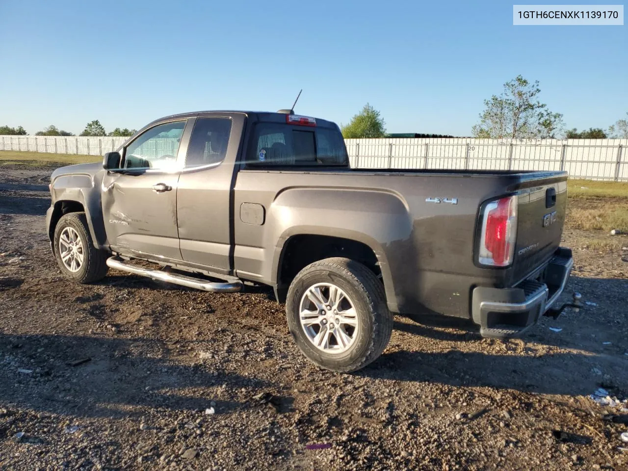 2019 GMC Canyon Sle VIN: 1GTH6CENXK1139170 Lot: 80262674