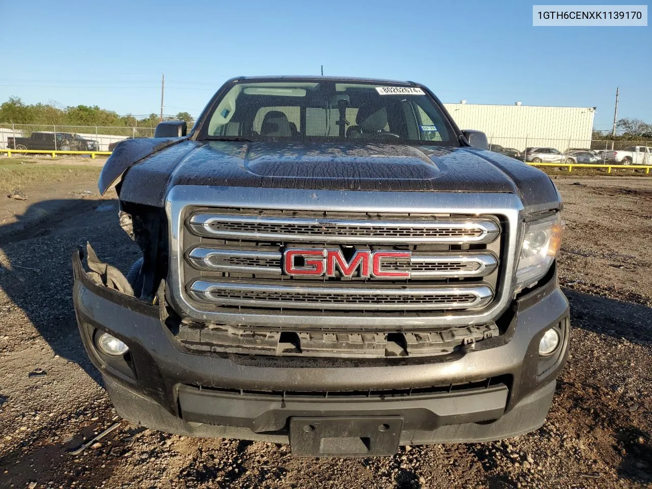 2019 GMC Canyon Sle VIN: 1GTH6CENXK1139170 Lot: 80262674