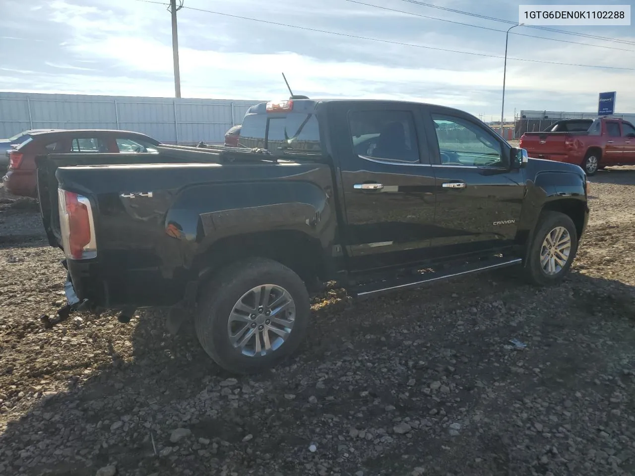 2019 GMC Canyon Slt VIN: 1GTG6DEN0K1102288 Lot: 80870854