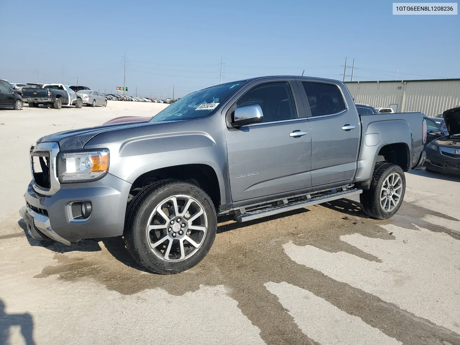 2020 GMC Canyon Denali VIN: 1GTG6EEN8L1208236 Lot: 68539244