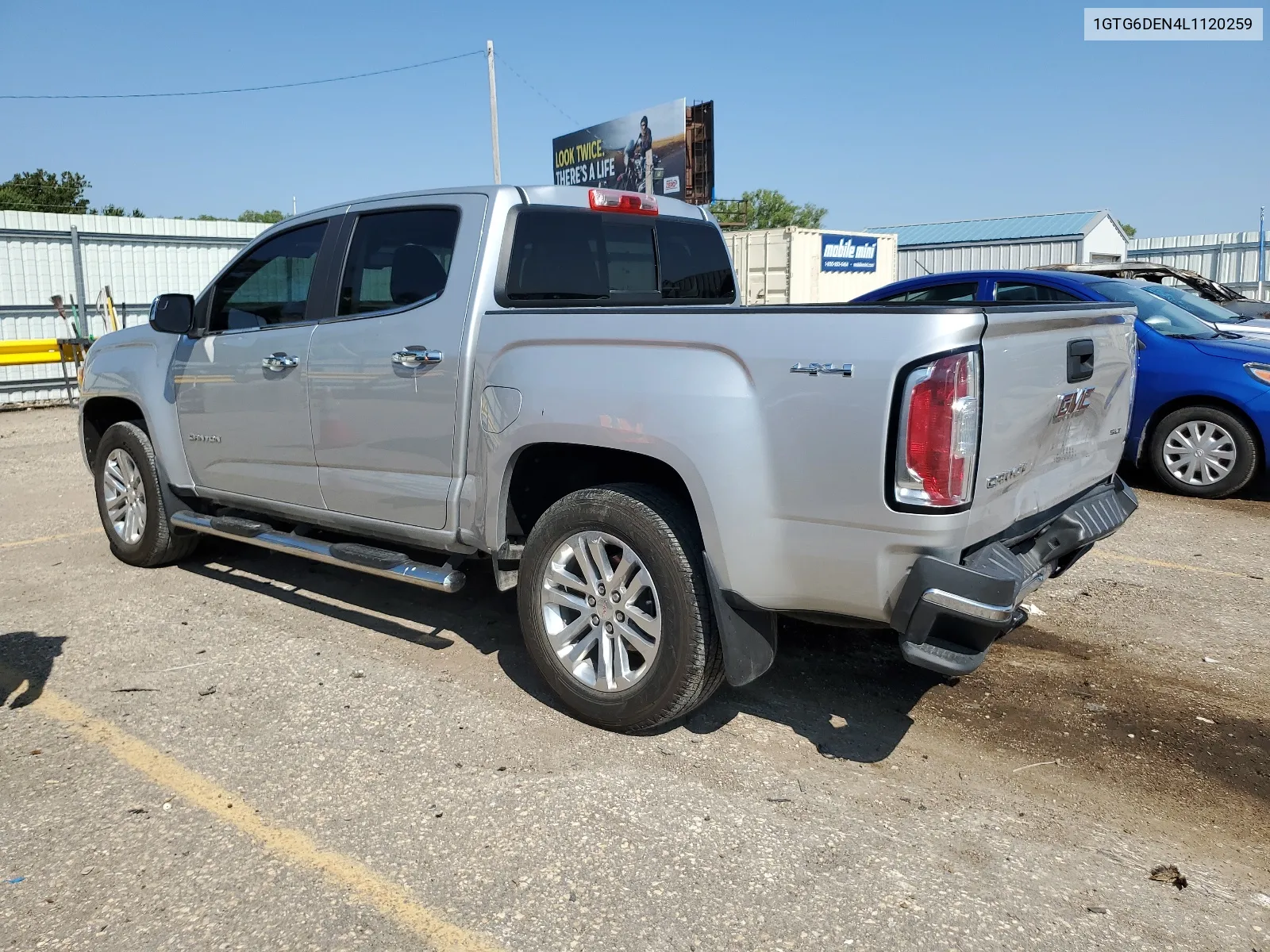 2020 GMC Canyon Slt VIN: 1GTG6DEN4L1120259 Lot: 68747604