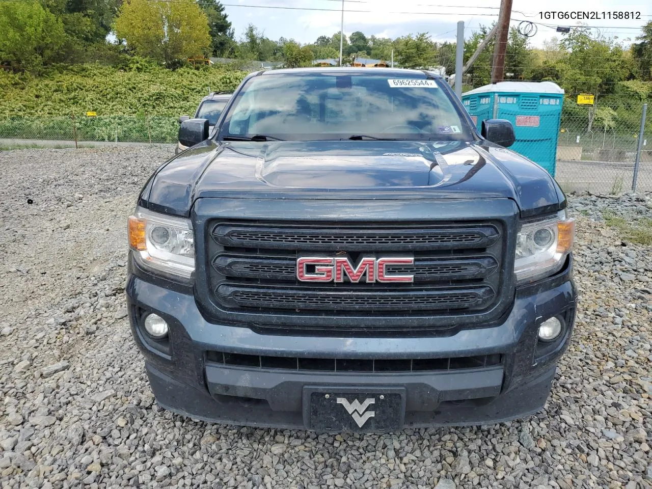 2020 GMC Canyon Sle VIN: 1GTG6CEN2L1158812 Lot: 69625544