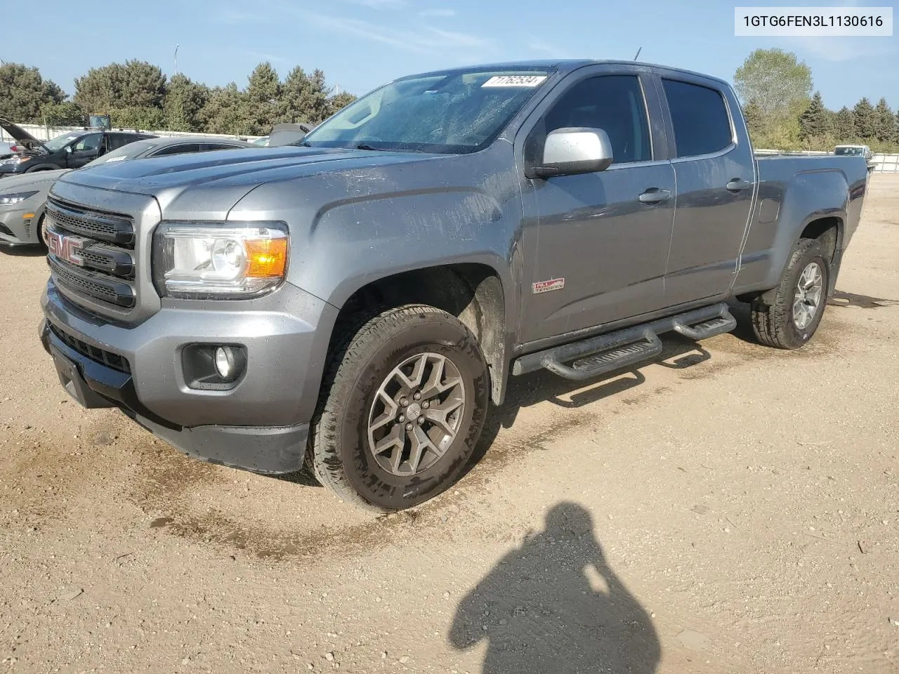 2020 GMC Canyon All Terrain VIN: 1GTG6FEN3L1130616 Lot: 71762534