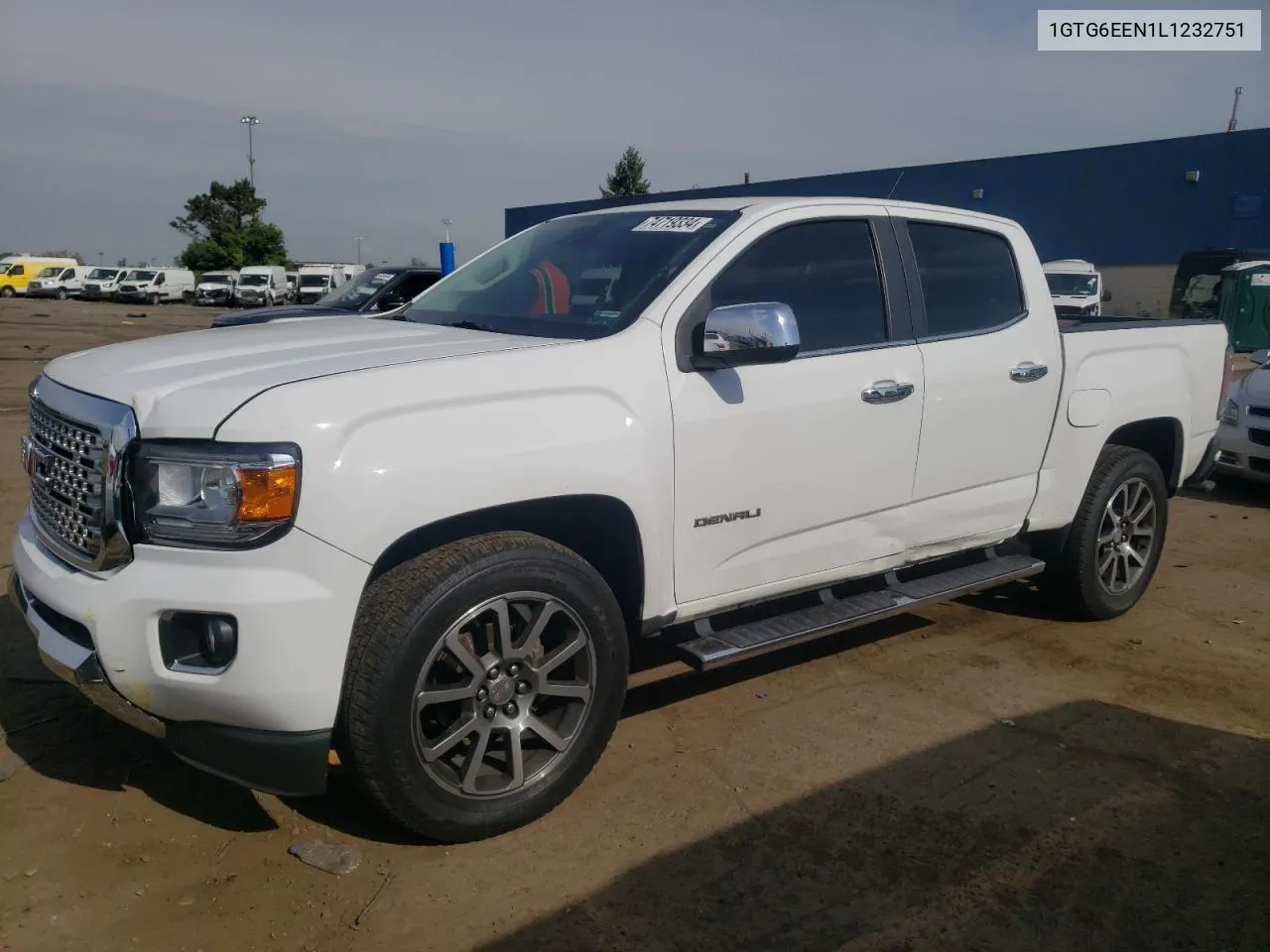 2020 GMC Canyon Denali VIN: 1GTG6EEN1L1232751 Lot: 74719334