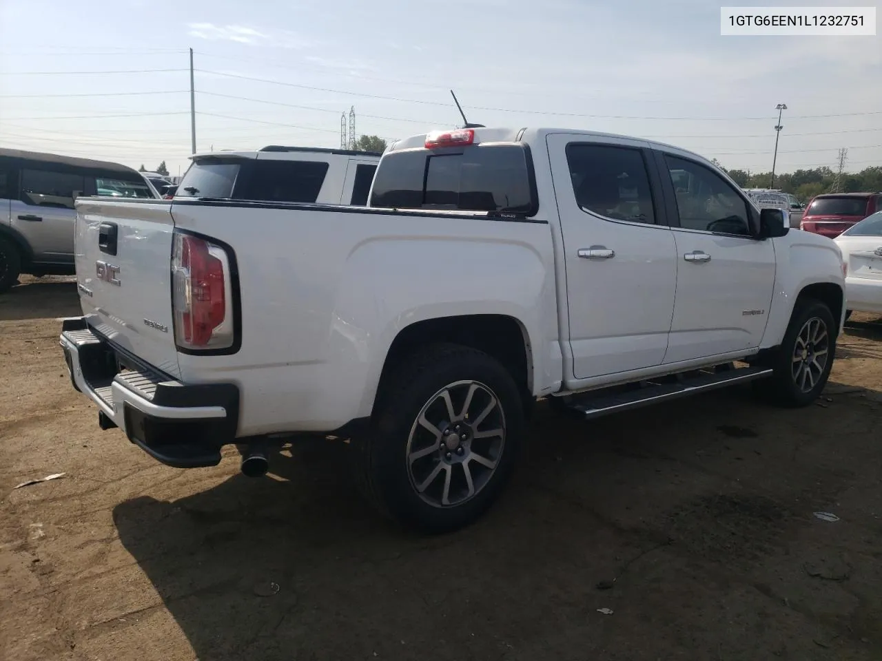 2020 GMC Canyon Denali VIN: 1GTG6EEN1L1232751 Lot: 74719334