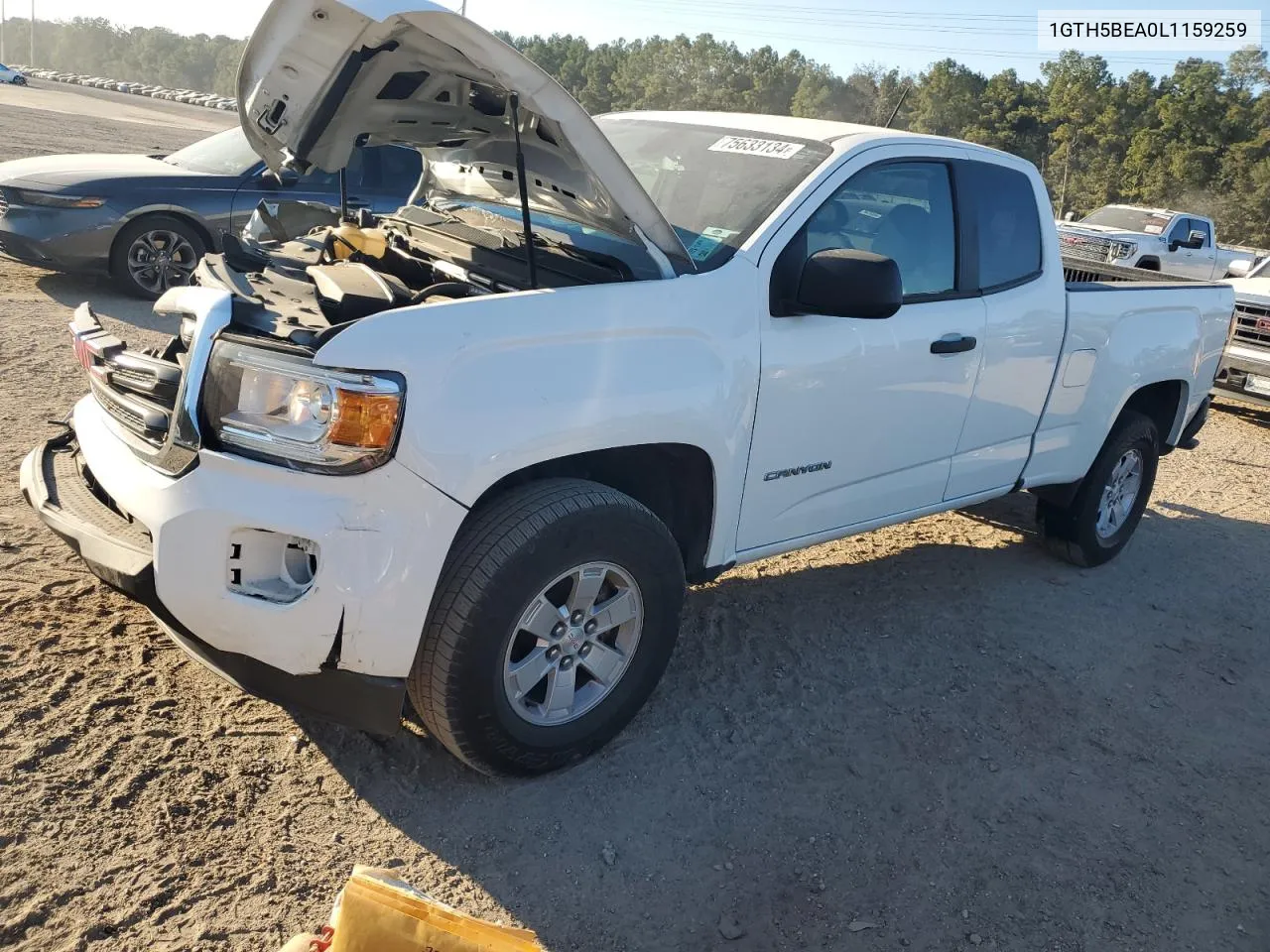 2020 GMC Canyon VIN: 1GTH5BEA0L1159259 Lot: 75633134