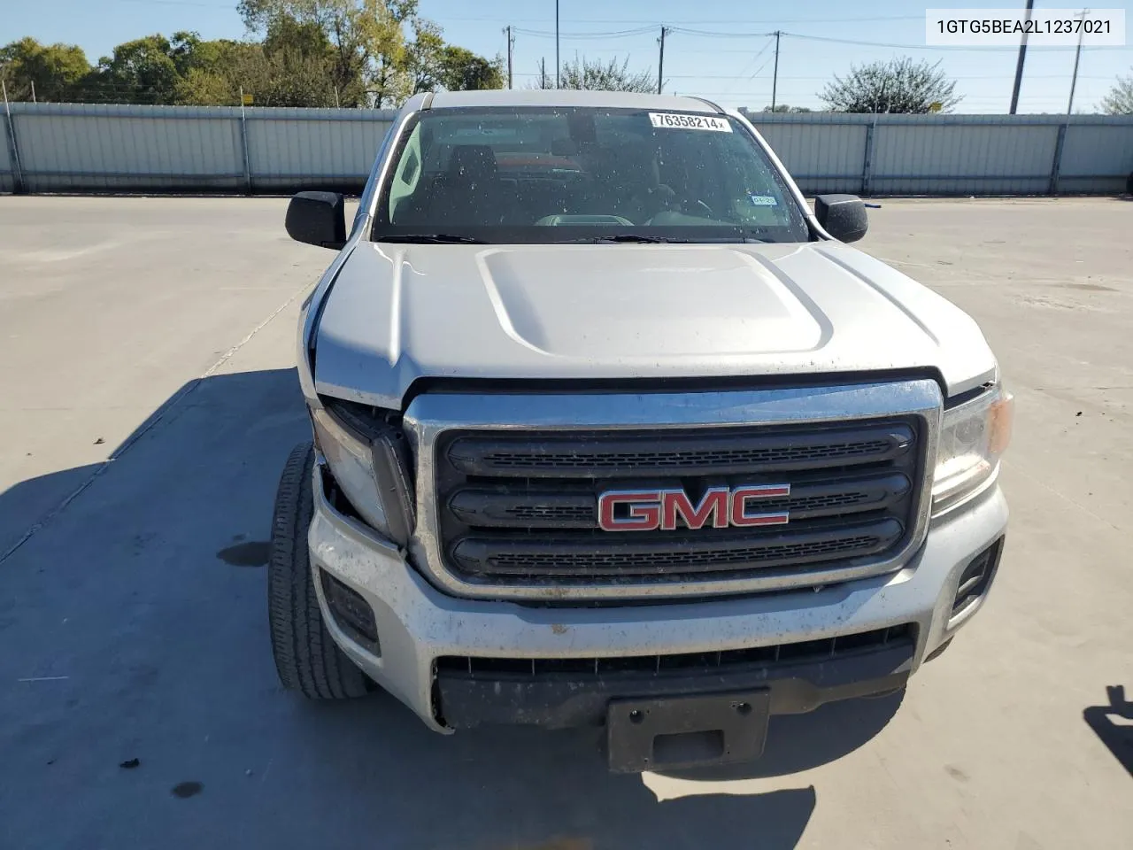 2020 GMC Canyon VIN: 1GTG5BEA2L1237021 Lot: 76358214